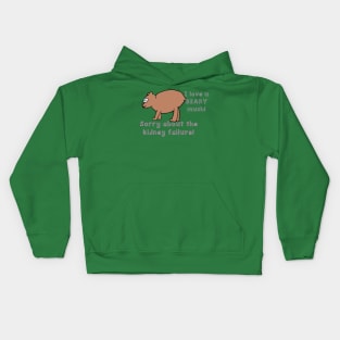 Beary Serious Condition Kids Hoodie